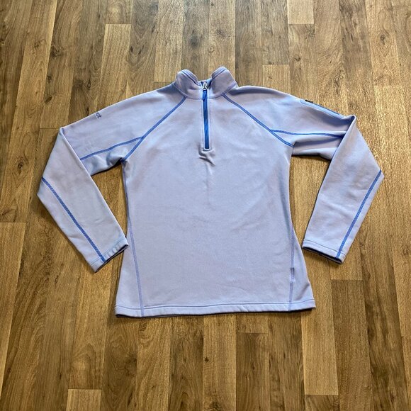 Marmot Blue Track Jacket 1/4 Zip Women's Medium - Picture 1 of 6